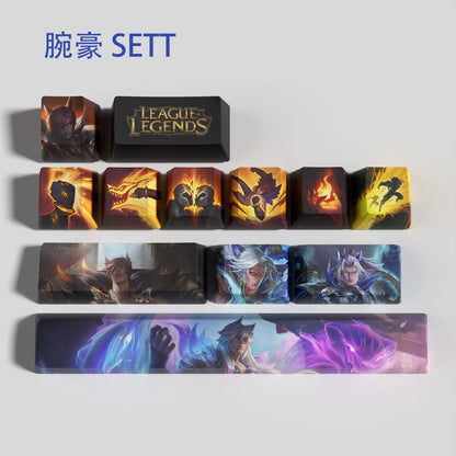 Sett League of Legends keycaps