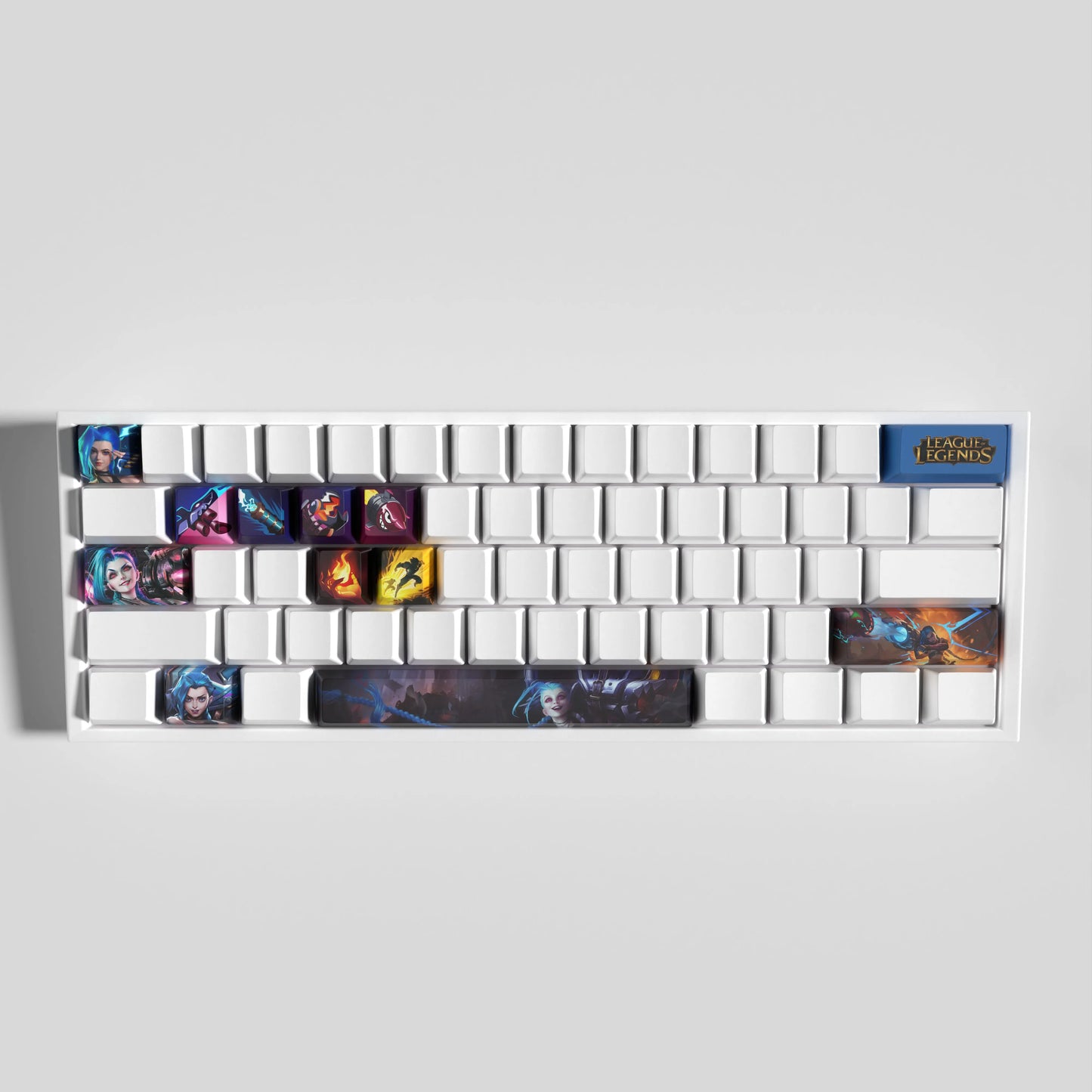 Jinx League of Legends keycaps