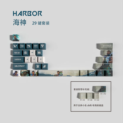 Harbor Valorant 29 keycaps