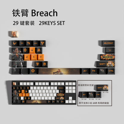 Breach Valorant 29 KEYCAPS