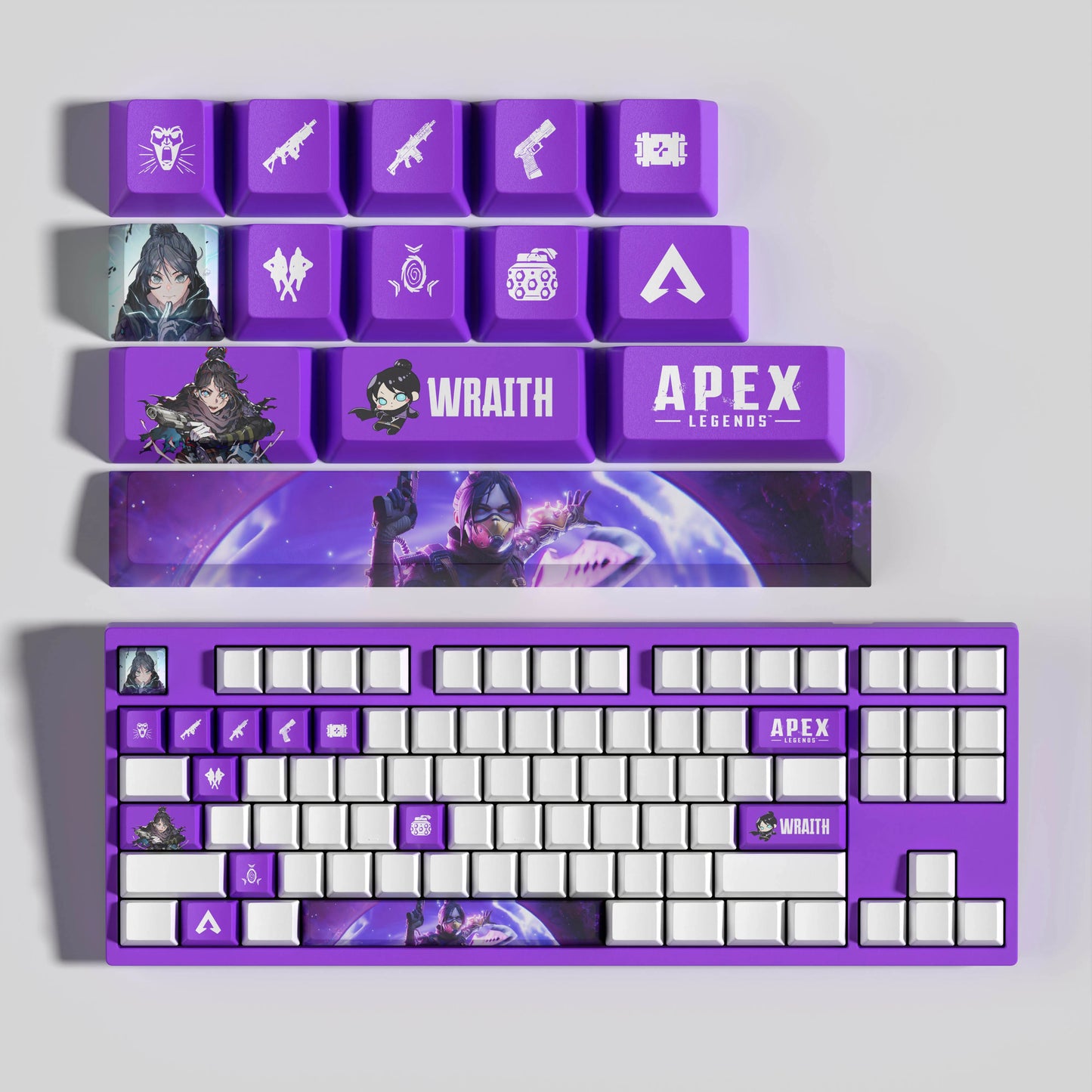 Apex Legends Wraith 14 keycaps