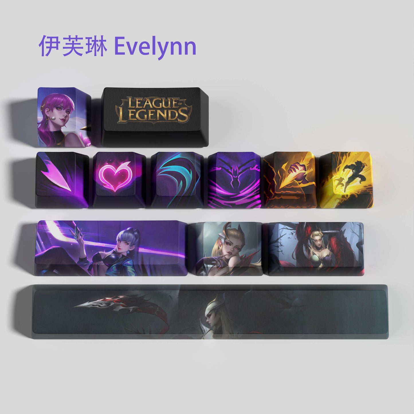 Evelynn League of Legends keycaps