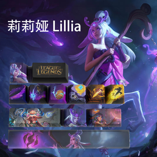 Lillia League of Legends keycaps